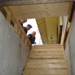 Completion of the stairwell