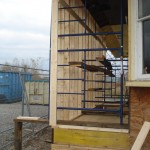 Framing for the stairwell