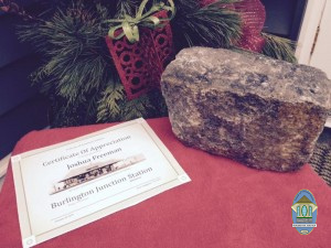 certificate for whinstone donation with whinstone